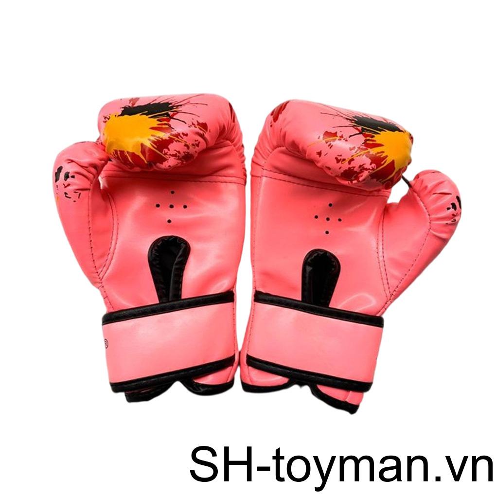 Găng Tay Đấm Bốc Bằng Da PU Cao Cấp Dành Cho Trẻ
