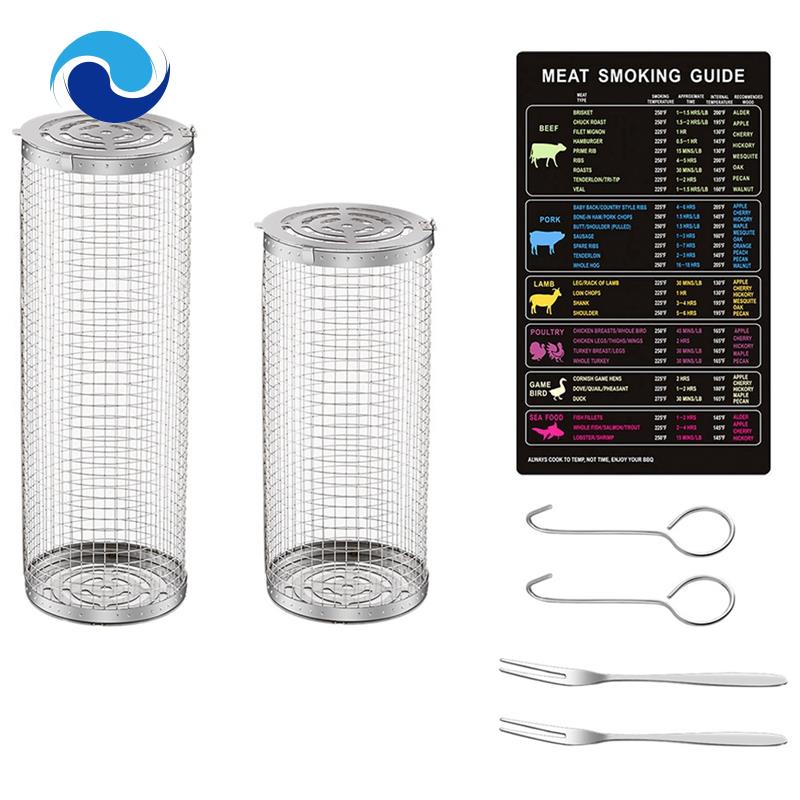 Set 2 Vỉ Nướng Tròn Bằng Thép Không Gỉ