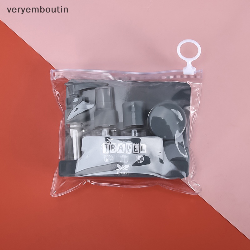 Set 5 / 8 Lọ Nhựa Rỗng Trong Suốt Mini Đựng Mỹ Phẩm Du Lịch Tiện Lợi