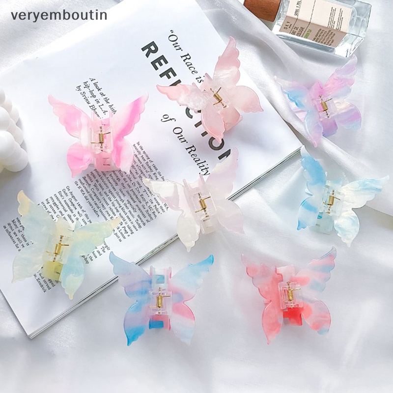 Kẹp Tóc Hình Bướm Phong Cách Retro Thời Trang