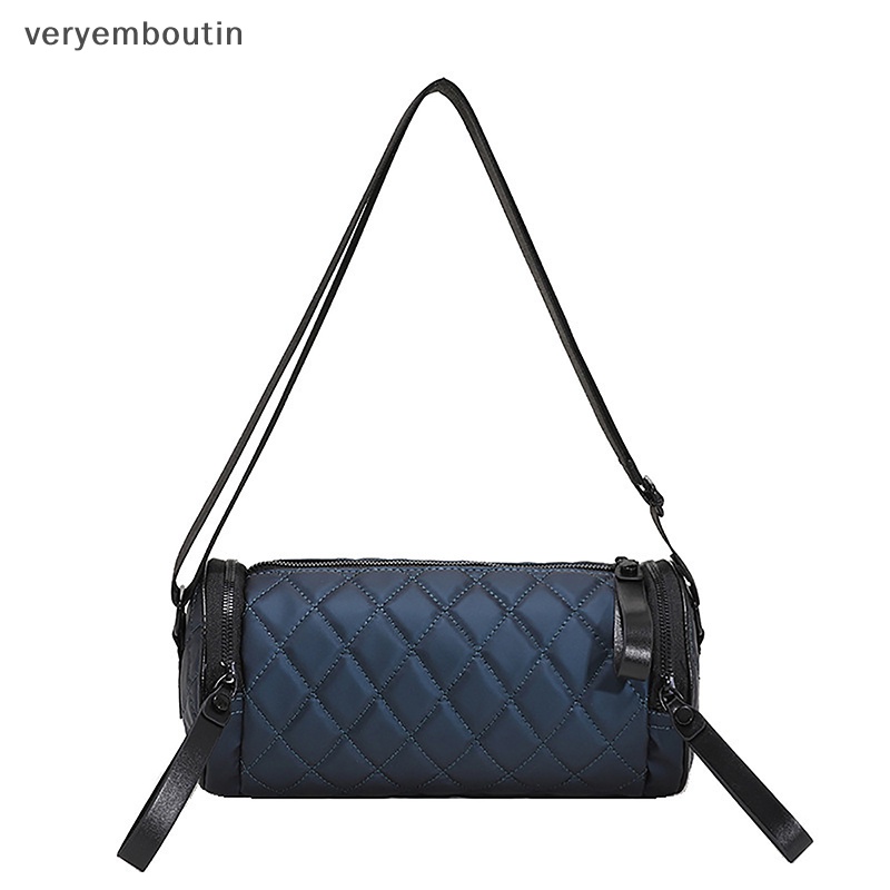 Túi Đeo Chéo Một Bên Vai Hình Trụ Thời Trang Hàn Quốc Cao Cấp Dành Cho Nam Nữ n