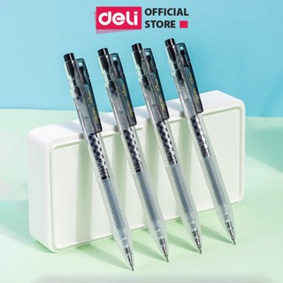  Bút Bi Nước Văn Phòng Mực Gel Màu Đen Deli Ngòi 0.5mm Dành Cho Văn Phòng Sinh viên Học Sinh S18-B 