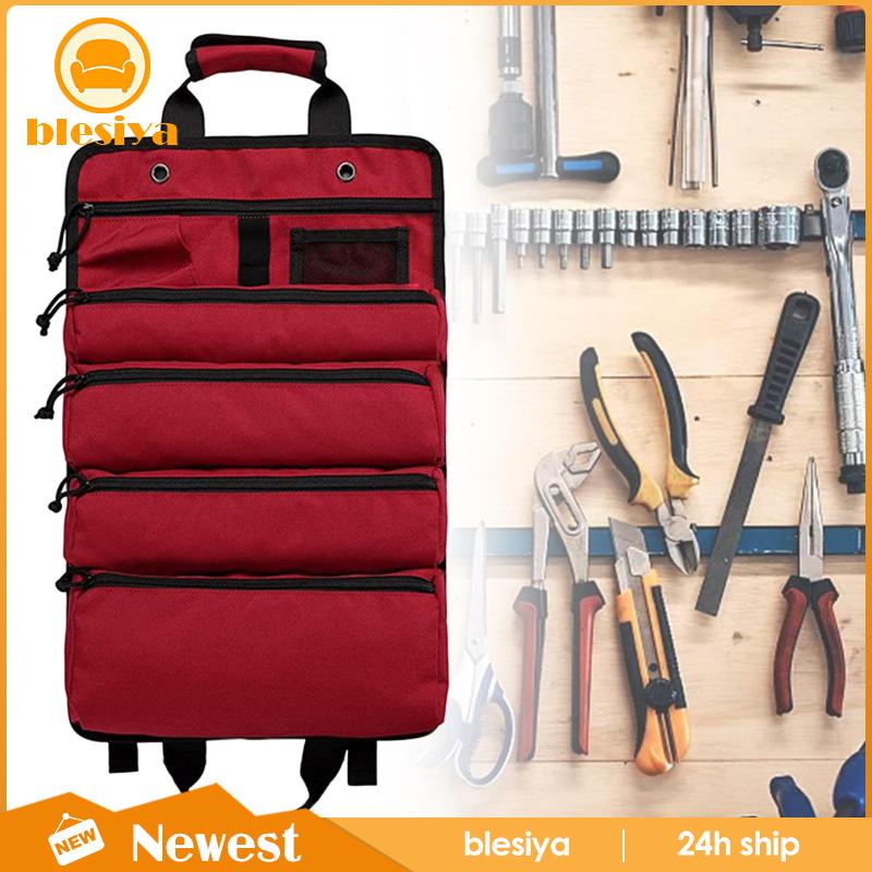 Cuộn Túi Đựng Dụng Cụ Sắp Xếp Gọn Gàng Với 5 Túi Cuộn Dùng Trong Trường Hợp Khẩn Cấp