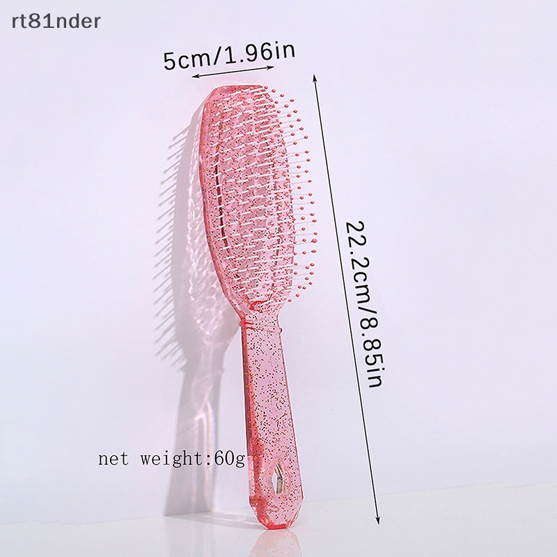 Lược Chải Tóc 8 Hàng Tạo Kiểu Tóc Xoăn Thẳng Mát Xa Da Đầu Dành Cho Nữ Dùng Ở Nhà / Salon