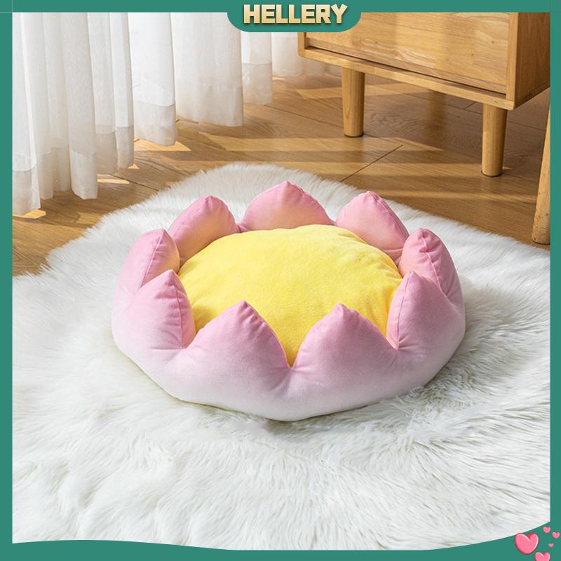 Giường Ngủ Hình Hoa Sen Chống Trượt Thoải Mái Giữ Ấm Mùa Hè Cho Thú Cưng