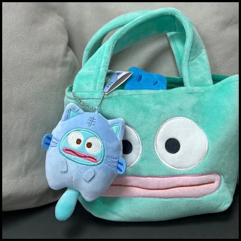 SANRIO Móc Khóa Búp Bê Nhồi Bông Hình Kuromi Melody Cinnamoroll Dễ Thương