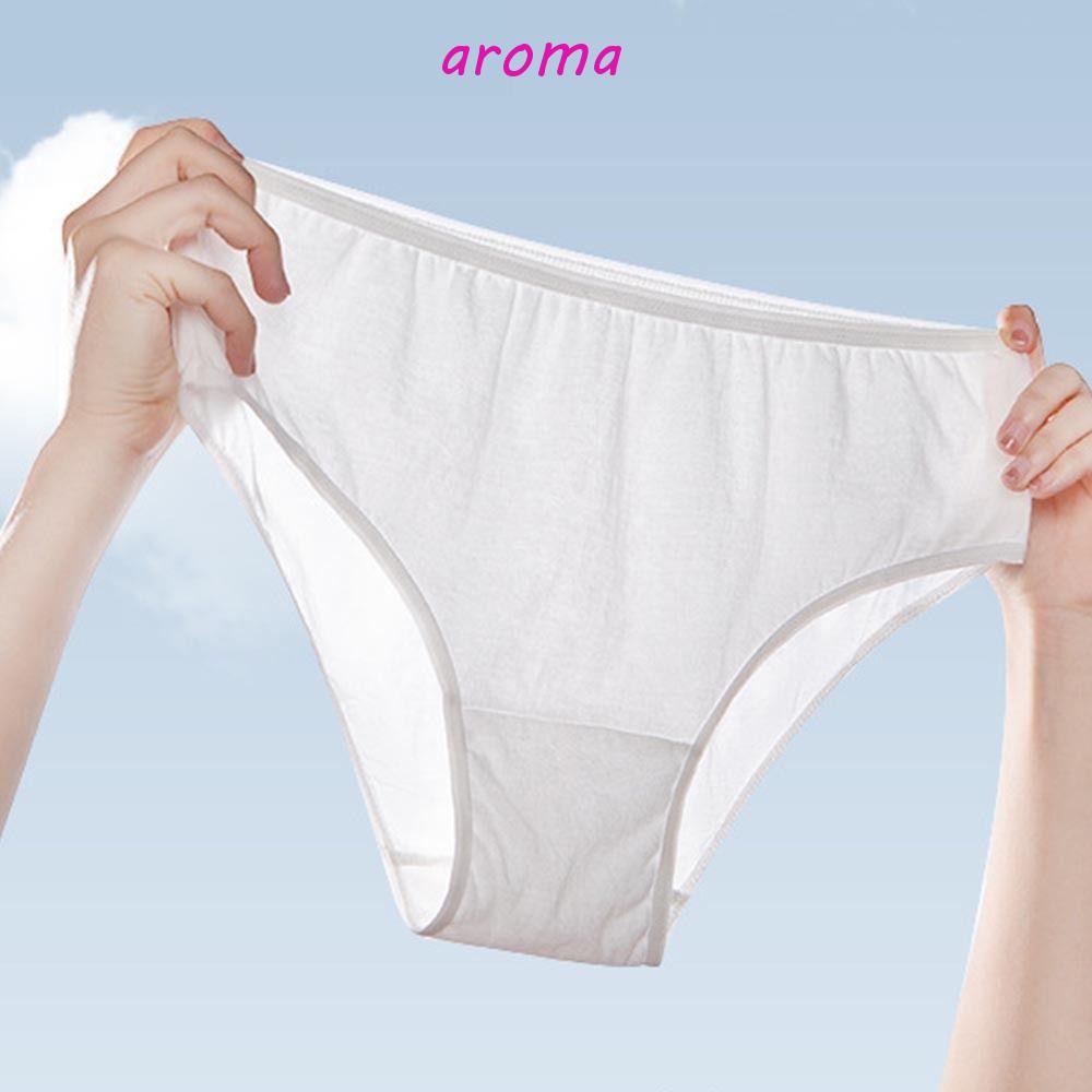 AROMA Set 5 Quần Short Cotton Không Đường May Dùng Một Lần Tiện Lợi Cho Đi Du Lịch