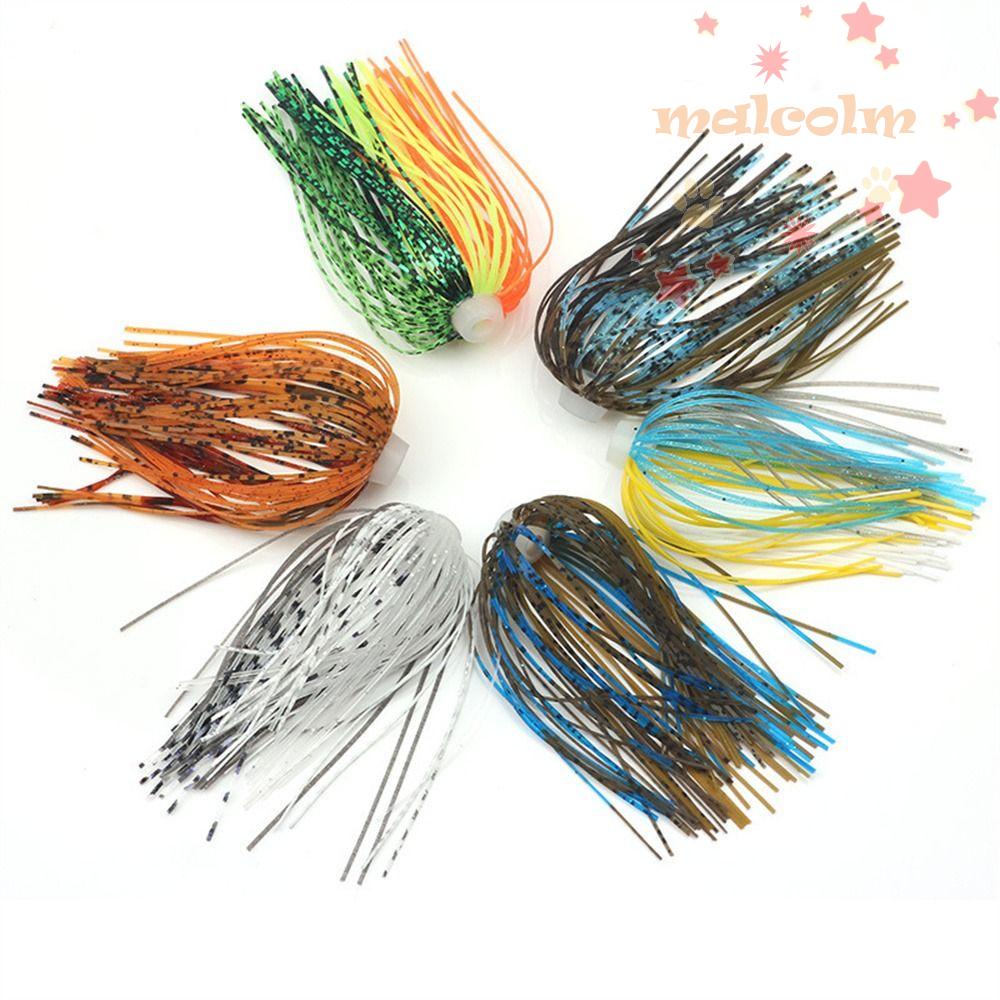 MALCOLM Phụ Kiện Chân Dù Câu Cá Bằng Silicone 64mm 88 Sợi Tiện Dụng