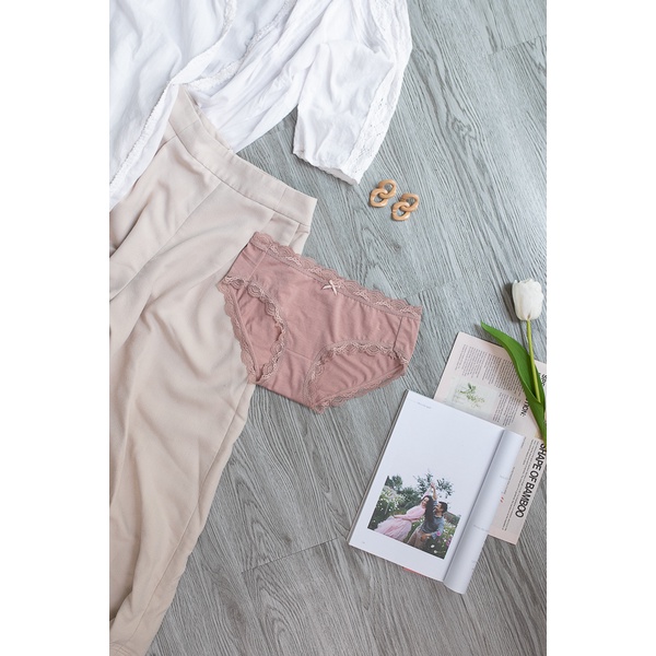 Quần lót nữ cotton phối ren L01