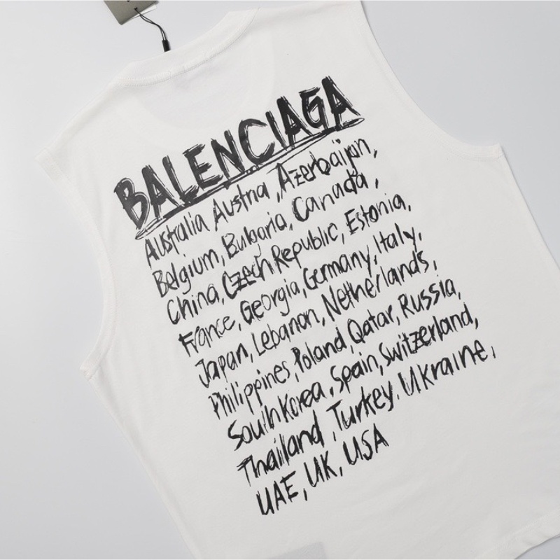 Áo Tank Top Ba8 In Chữ Graffiti Cổ Điển Thời Trang Cao Cấp