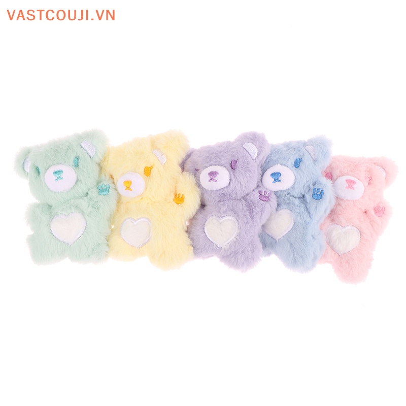 Móc Khóa Hình Gấu Nhồi Bông Dễ Thương Cho Bé Gái