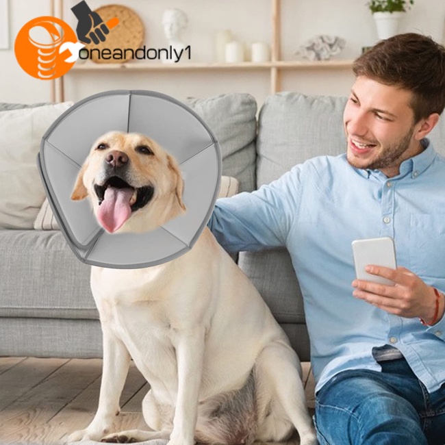Vòng Cổ Hình Nón Dày Dặn Mềm Mại Có Thể Điều Chỉnh Bảo Vệ Cho Thú Cưng