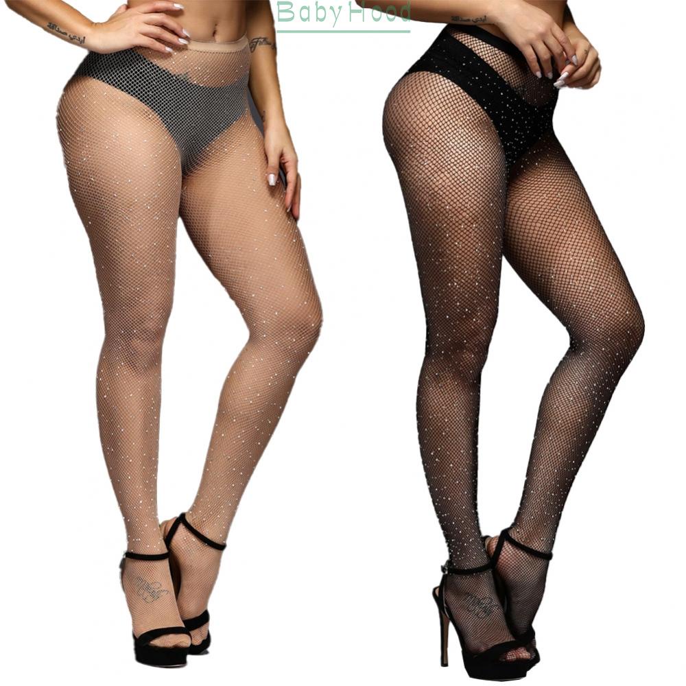 【Big Discounts】Womens Fishnet Tights Sexy Crystal Pantyhose Hosiery Carnival Festival Dance#BBHOOD