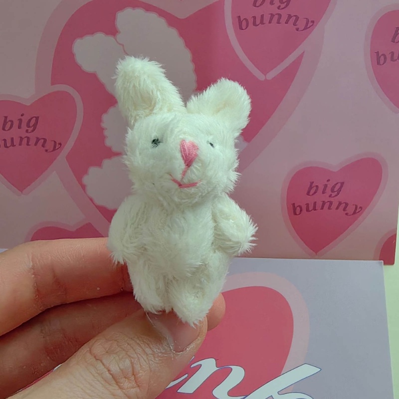 Kẹp Tóc Hình Thỏ Bằng Lông Nhung Mềm Mại Dễ Thương Xinh Xắn