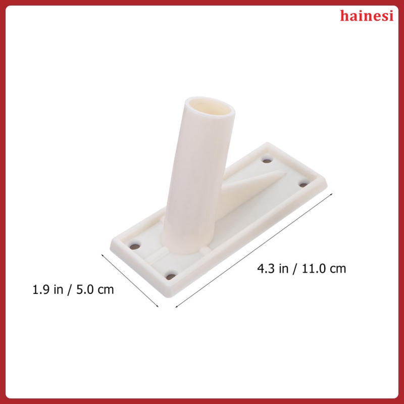 Bộ 3 Giá Đỡ Gắn Tường Hình Lá Cờ Màu Đỏ Bằng Kim Loại