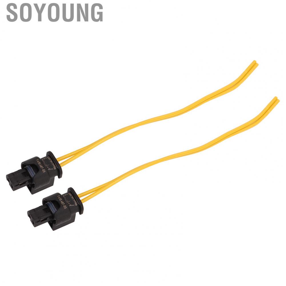 Soyoung 2Pcs ABS Connector Wiring Pigtail Replacement For Cls550 W218  Daytime