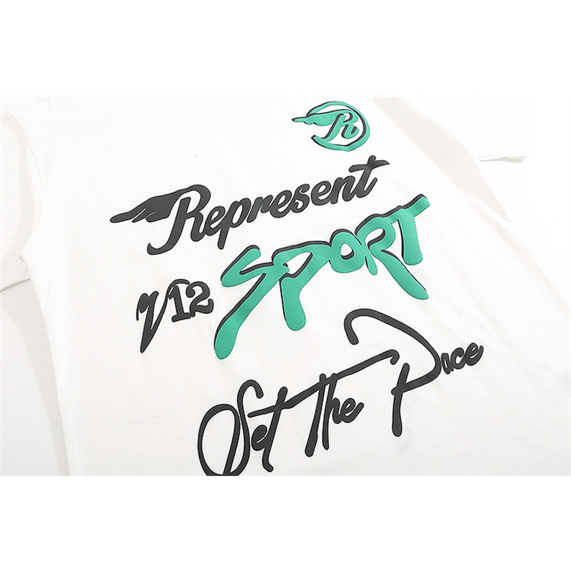 Áo Thun Ba Chiều Tay Ngắn In Chữ REP88RES88ENT88