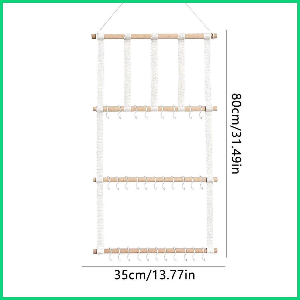 Giá Đỡ Dây Buộc Tóc / Kẹp Tóc Bằng Cotton Phong Cách Boho Cho Nữ