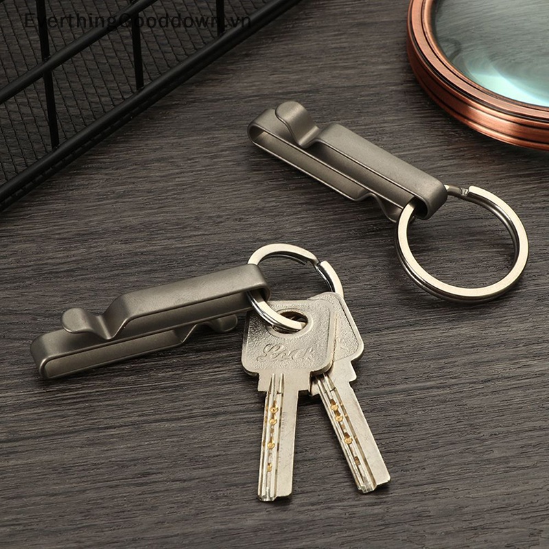 Everthinggooddown Móc Khóa Dây Ruy Băng Bằng Hợp Kim Titan Nhanh Chóng Dùng Khi Đi Bộ Đường Dài vn