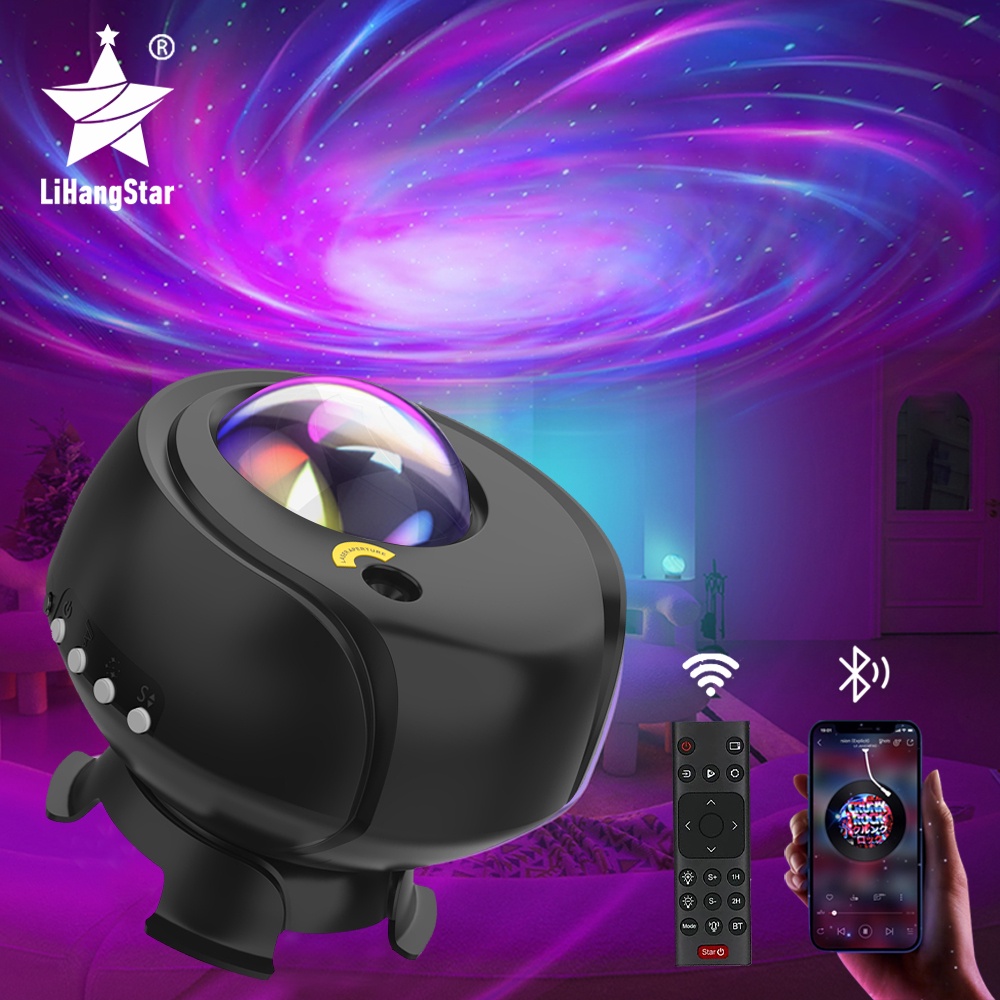 Đèn LED Chiếu Trần Nhà Galaxy Phát Nhạc Bluetooth Ánh Sáng Bầu Trời Sao Cho Phòng Ngủ Của Trẻ Em