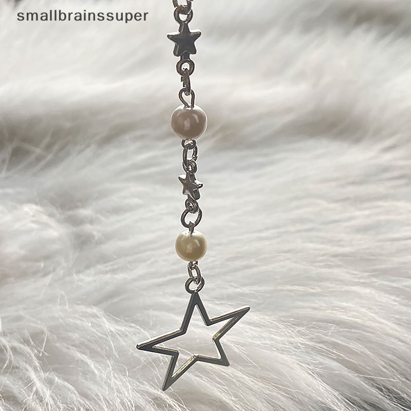 Dây Treo Điện Thoại / Chìa Khóa / Trang Sức Hình Ngôi Sao Ngọc Trai Thời Trang Y2K SBS