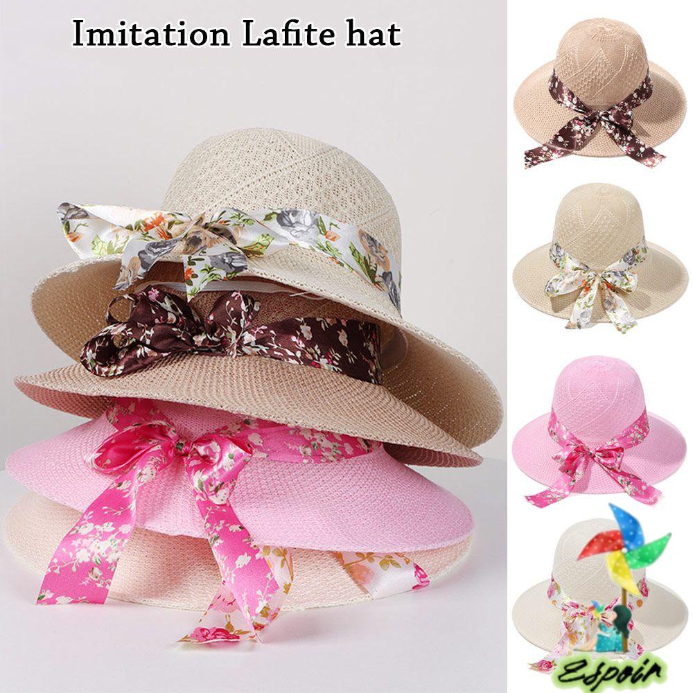 ESPO Mũ Rộng Vành Che Nắng Đi Biển Gấp Gọn Tiện Dụng Cho Nữ