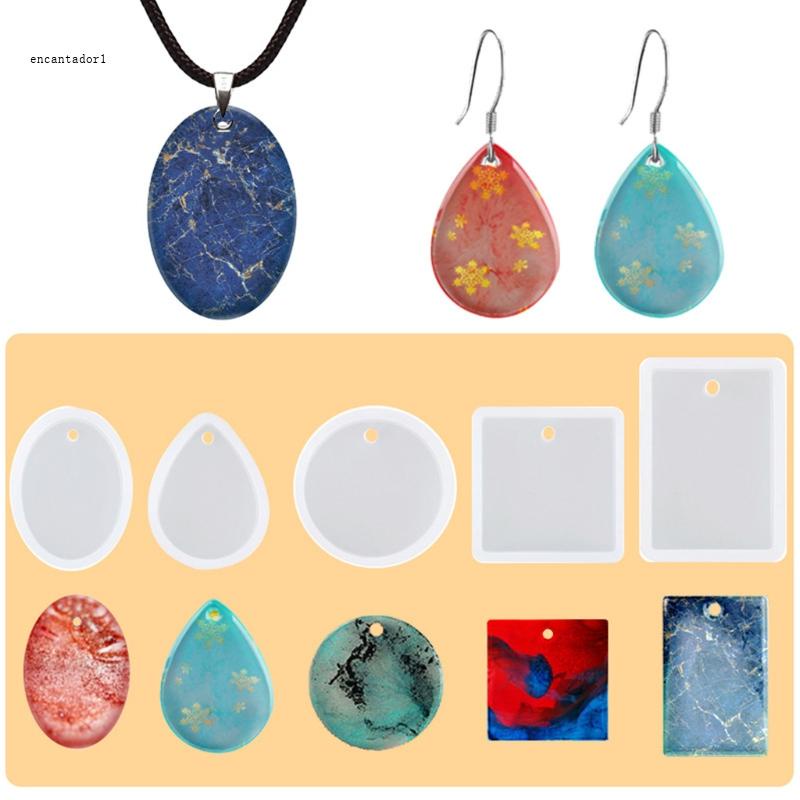 ✿ Khuôn Silicone Làm Mặt Trang Sức Khuyên Tai DIY Nhiều Kiểu Dáng