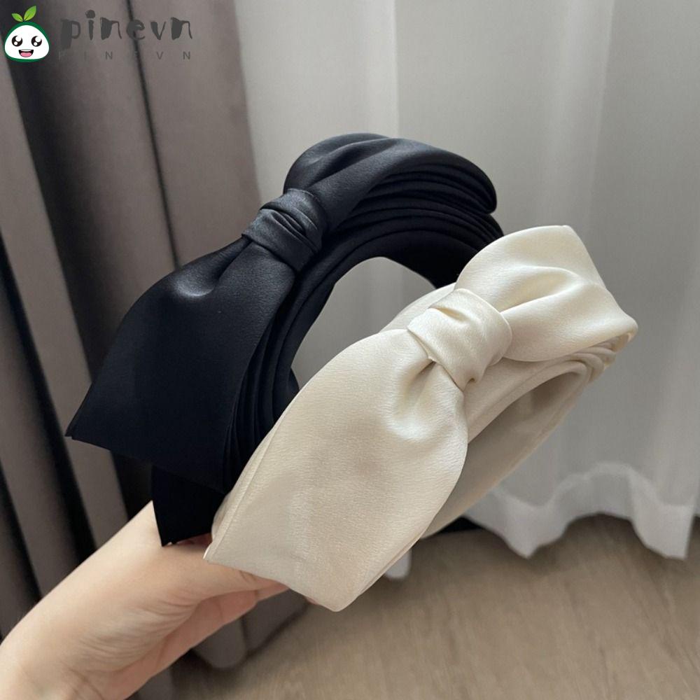 PINEVN Băng Đô Nơ Hai Lớp Thời Trang Đơn Giản Dành Cho Nữ