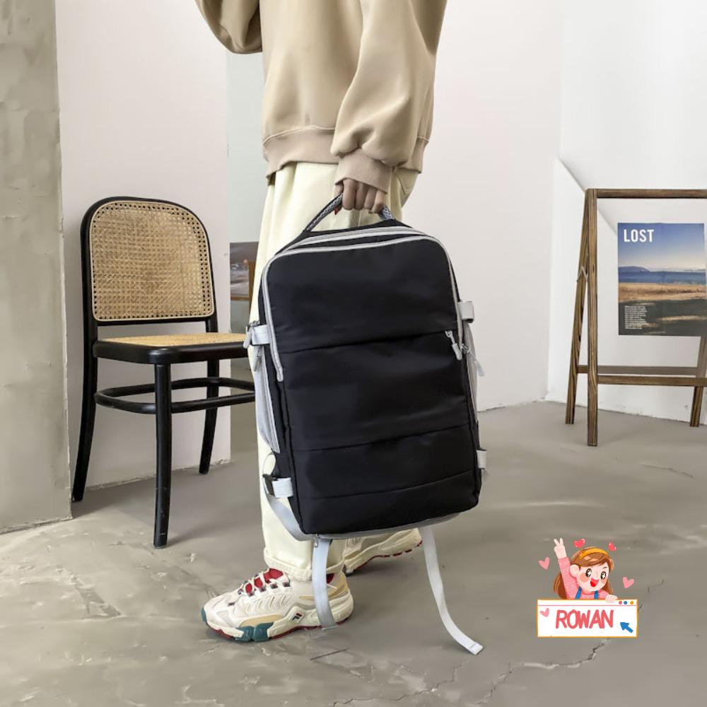 ROWANS Ba Lô Du Lịch / Leo Núi Vải Oxford Chống Thấm Nước Sức Chứa Lớn Có Dây Đeo Cho Nữ