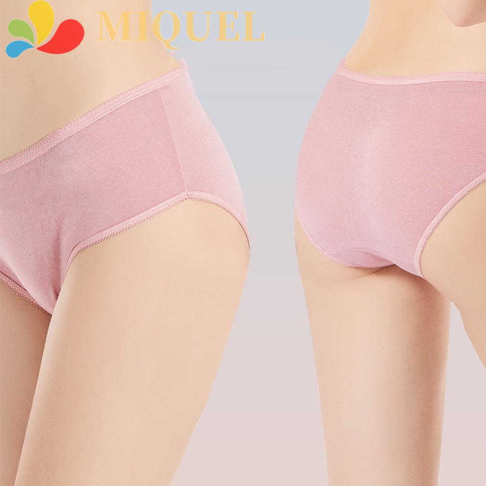 MIQUEL Set 5 Quần Short Cotton Nhiều Tầng Dùng Một Lần Thời Trang An Toàn Tiện Lợi Cho Đi Du Lịch