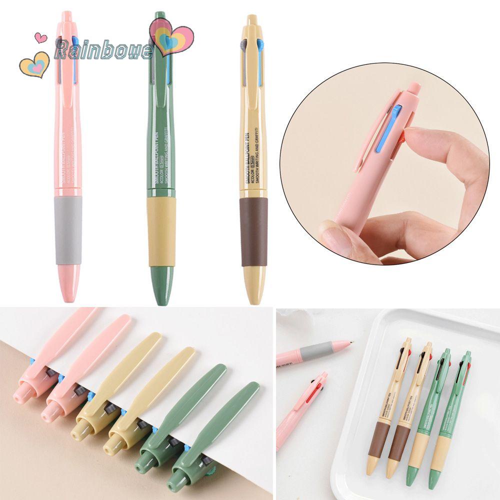 RAINBOW Bút Bi Nhiều Màu Ngòi 0.5mm