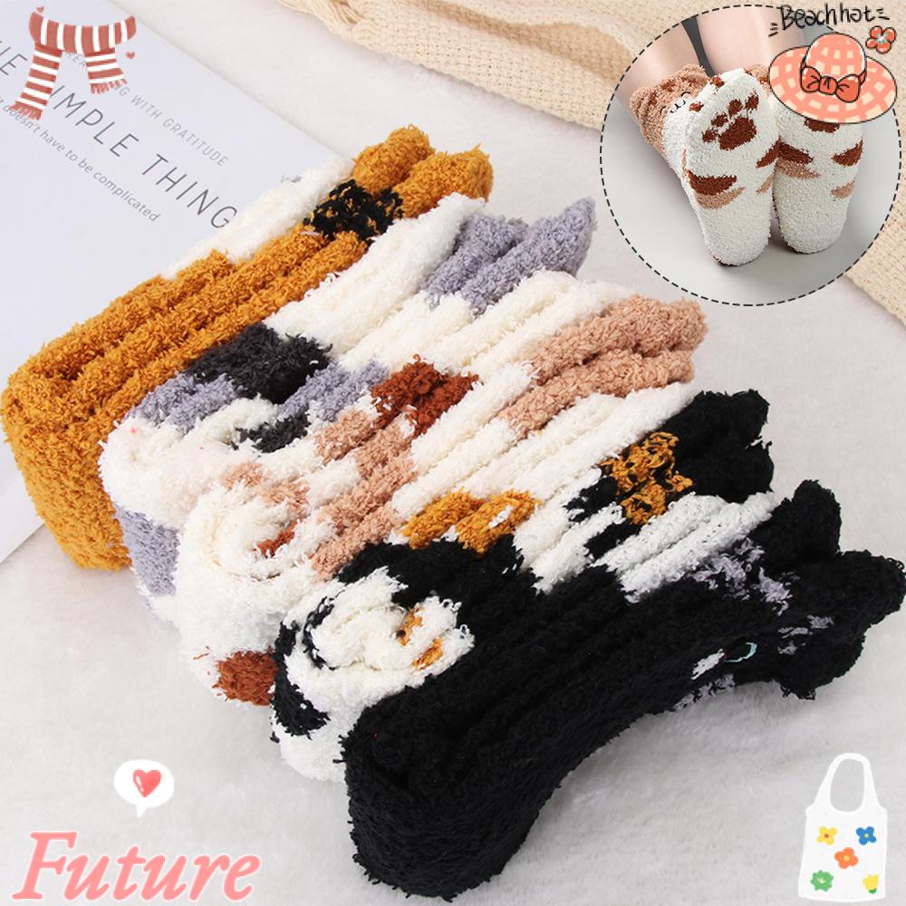 FUTURE Vớ Nhung San Hô Mềm Mại Giữ Ấm Mùa Đông