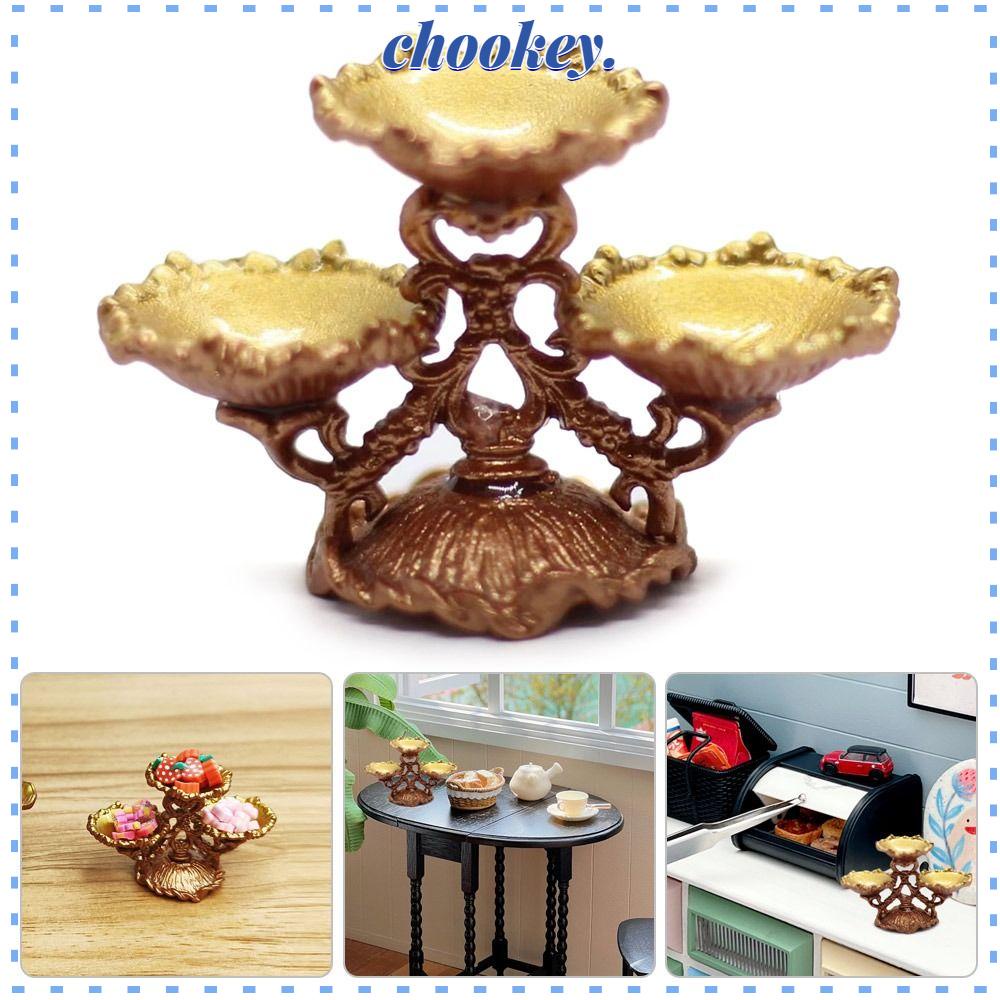 CHOOKEY Mô Hình Đĩa Trái Cây Trang Trí Nhà Búp Bê