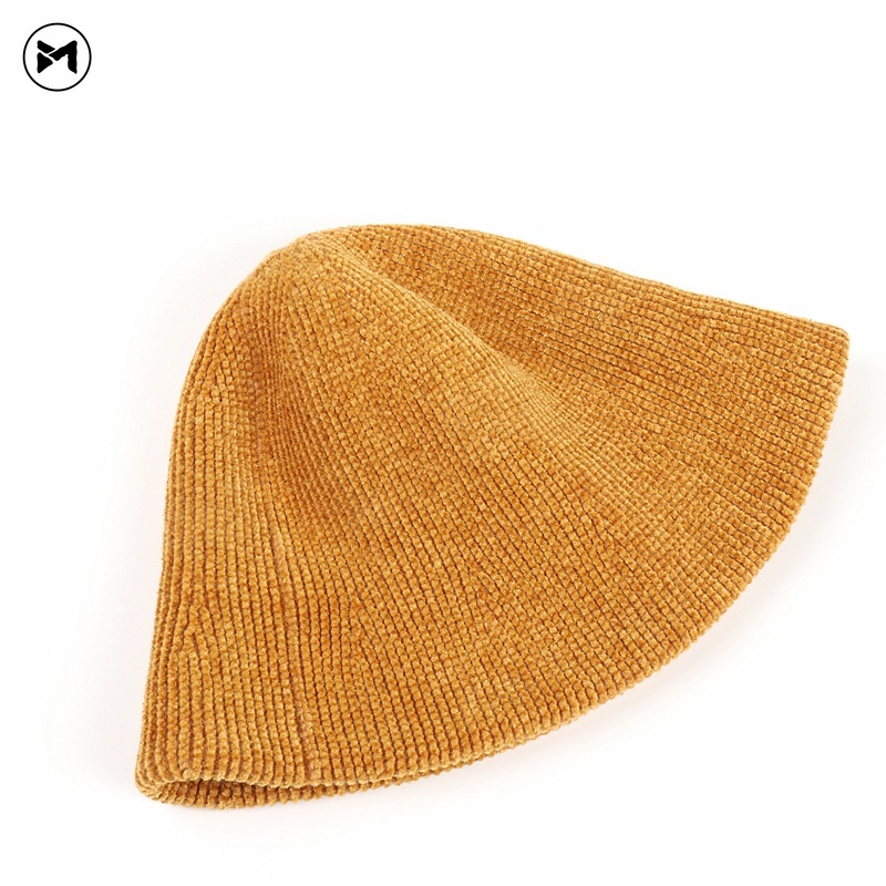 Nón Bucket Dệt Kim Dày Dặn Ấm Áp Phong Cách Hàn Quốc Thời Trang Mới 2023