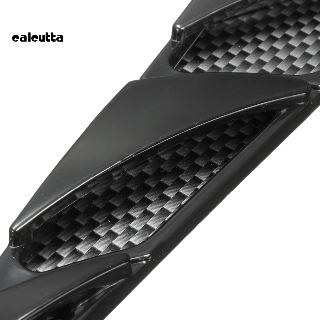 1 Cặp Miếng Dán Lỗ Thông Gió Tự Dính Bằng ABS Chống Mài Mòn Cho Xe Hơi