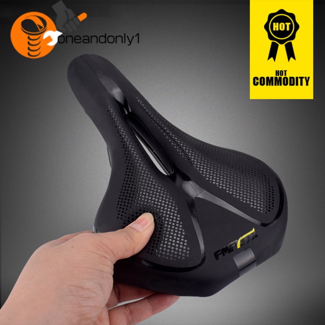 Yên Xe Đạp Leo Núi Chất Liệu Pu Dày Dặn Mềm Mại Chống Thấm Nước Có Đèn Đuôi