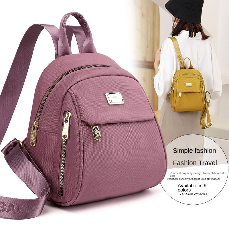 Hàng Mới Về Ba Lô Vải Oxford Siêu Nhẹ Chống Thấm Nước Thiết Kế Đơn Giản Thời Trang Cho Nữ