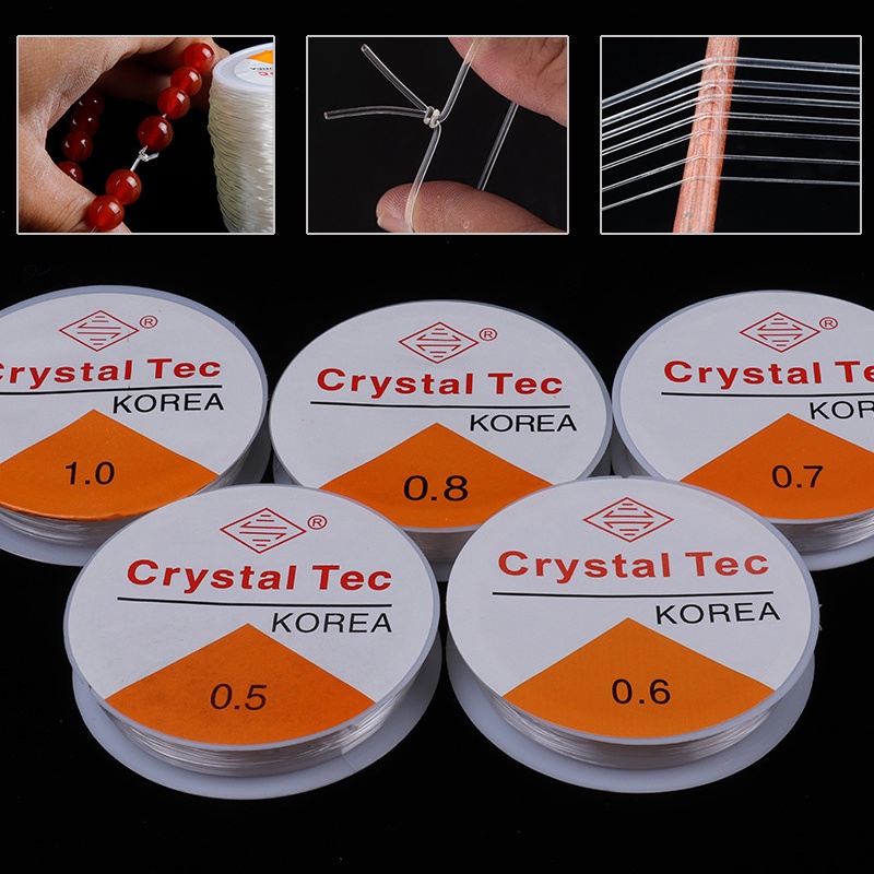 1 Cuộn Dây Co Giãn 0.5-1mm Làm Trang Sức Thủ Công