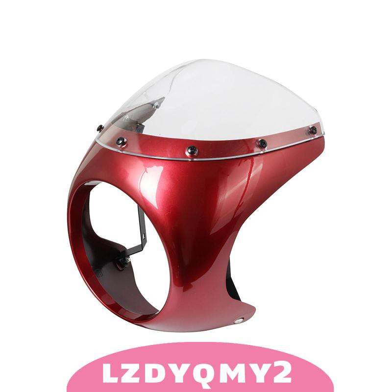 Kính Chắn Gió Bảo Vệ Màn Hình Đèn Pha Thay Thế Cho Xe Mô Tô Cafe Racer