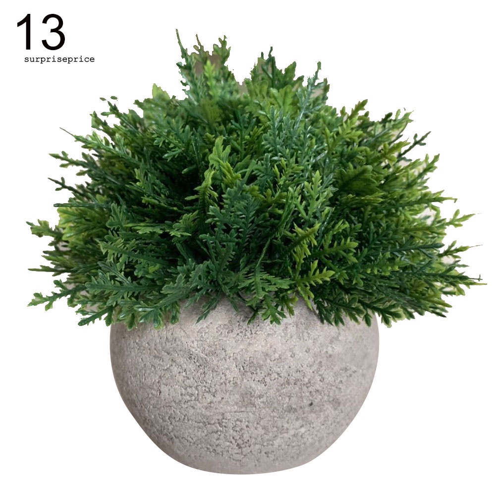 Chậu Cây Bonsai Giả Trang Trí Bàn Làm Việc