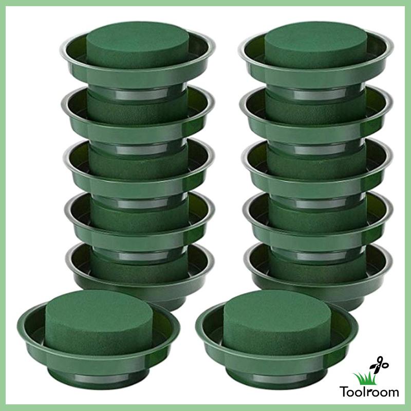 Set 12 Mút Xốp Tròn 9cm Họa Tiết Hoa Cao Cấp Đa Ứng Dụng