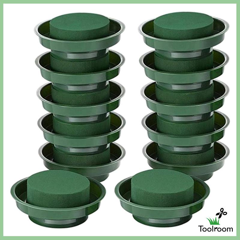 Set 12 Mút Xốp Tròn 9cm Họa Tiết Hoa Cao Cấp Đa Ứng Dụng