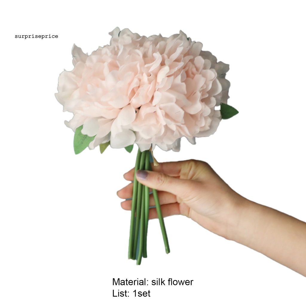 1 Cánh Hoa Mẫu Đơn Nhân Tạo Nhiều Lớp Tinh Tế Trang Trí Đám Cưới