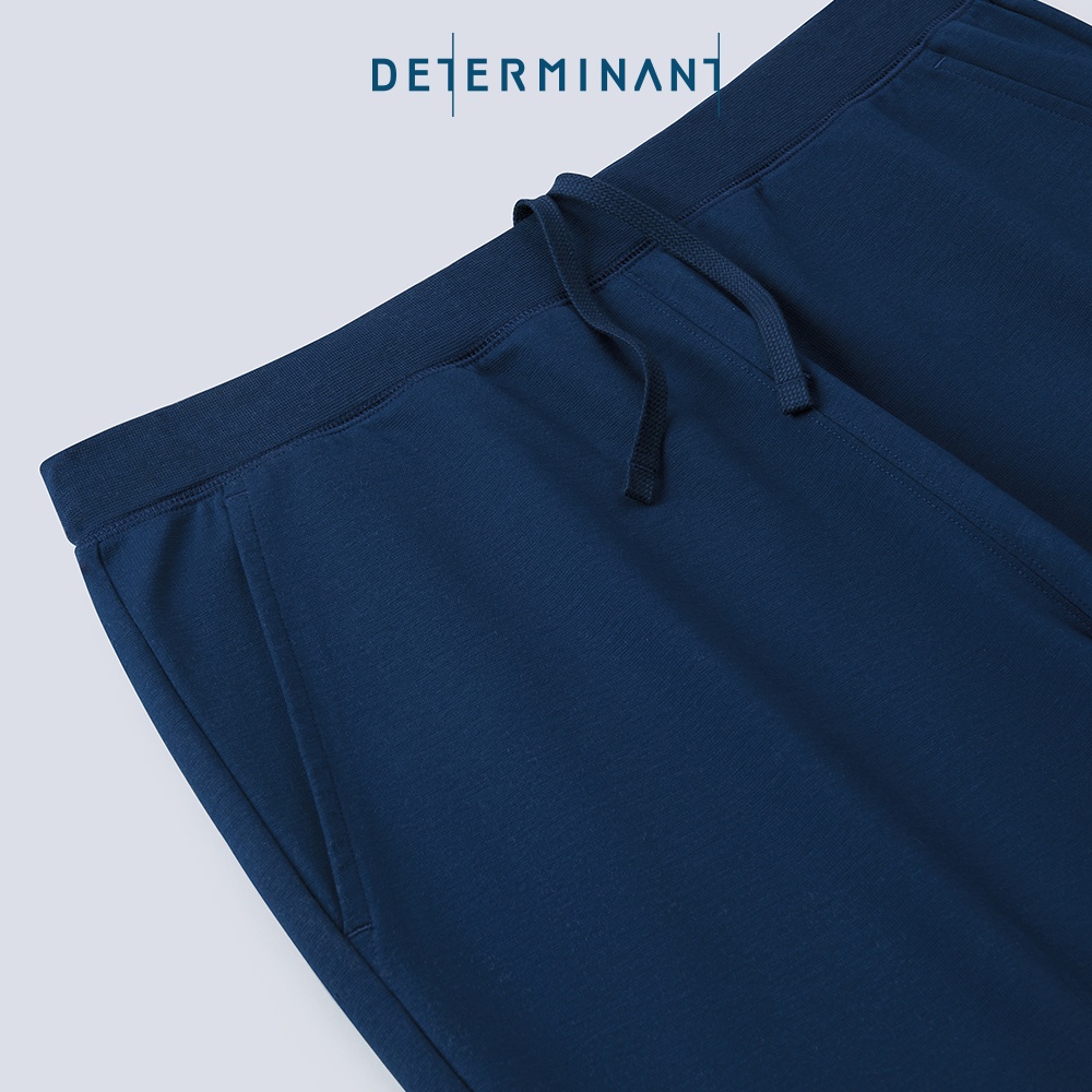 Quần short nam thun năng động Cotton chống sờn vải kiểm soát độ ẩm thương hiệu Determinant - màu Xanh Navy 23070N [LB03]