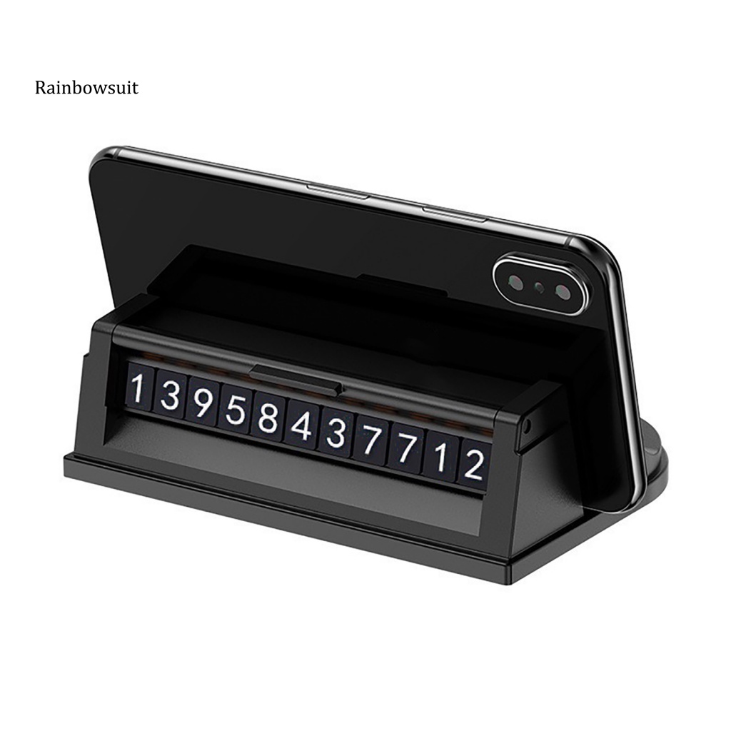 Giá Đỡ Điện Thoại / Biển Số Xe Hơi Tạm Thời Chống Trượt Đa Năng