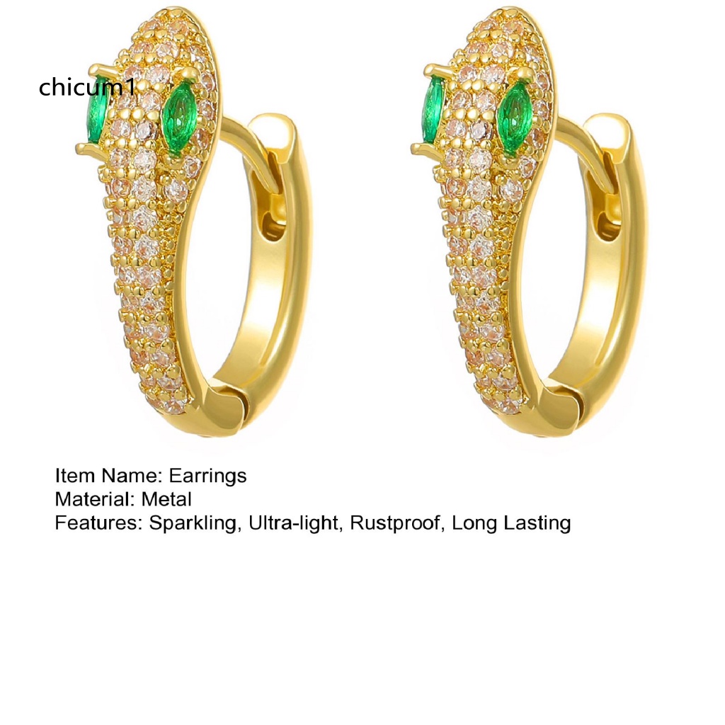 1 Cặp Bông Tai Kim Loại Lấp Lánh Chống Oxy Hóa Màu Sắc Đơn Giản Sáng Tạo Dành Cho Nữ