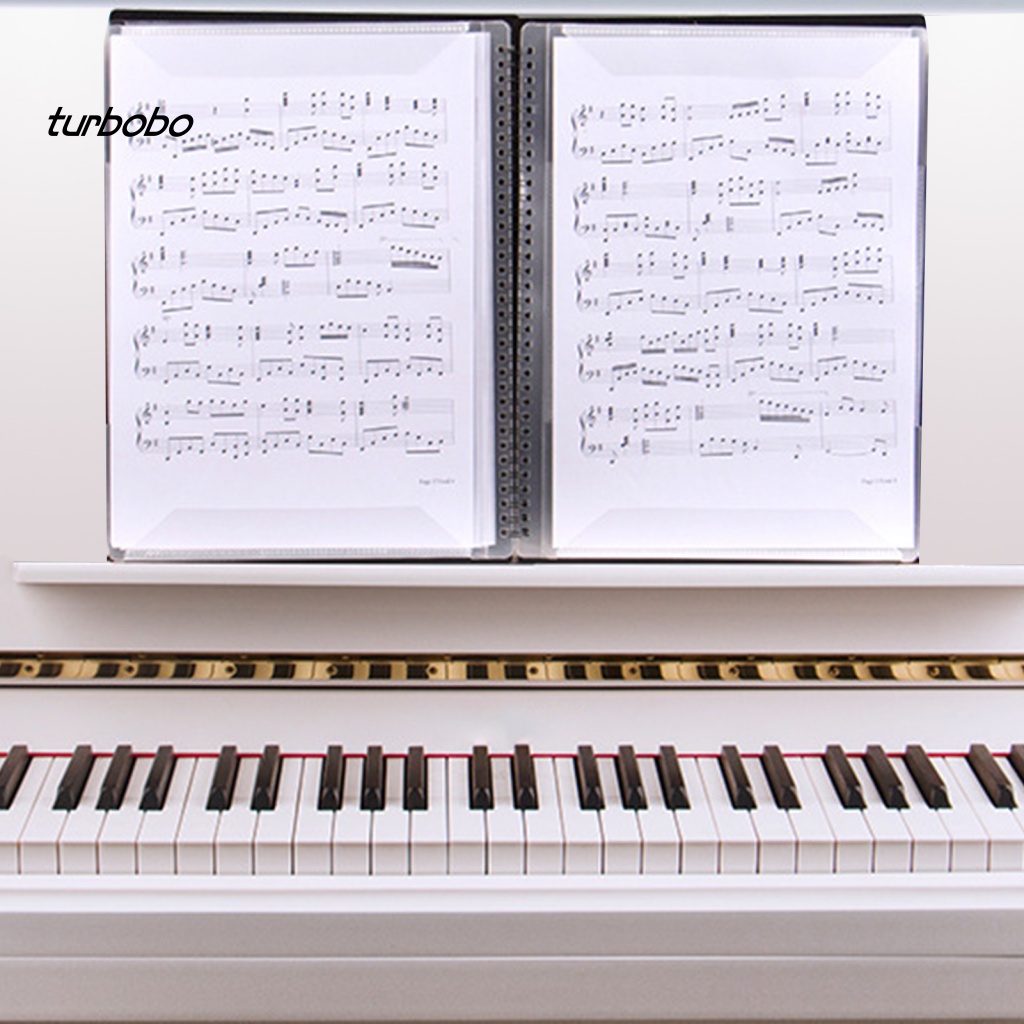 Bìa Đựng Bản Nhạc Khổ A4 2 Mặt Chống Phản Quang 20 Trang