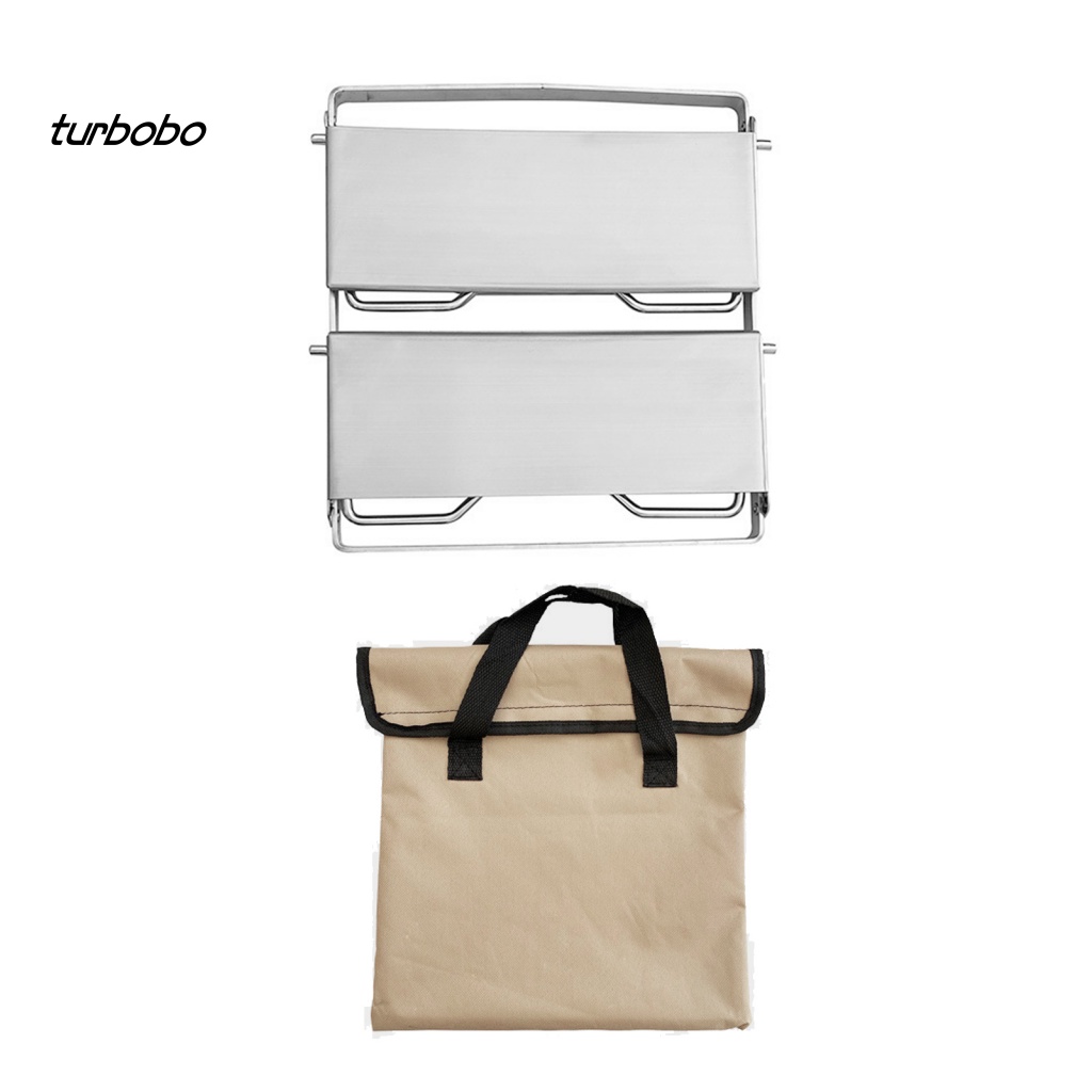 1 Bộ Giá Đỡ Bếp Lò Đa Năng Bằng Thép Không Gỉ Điều Chỉnh Được Dành Cho Cắm Trại