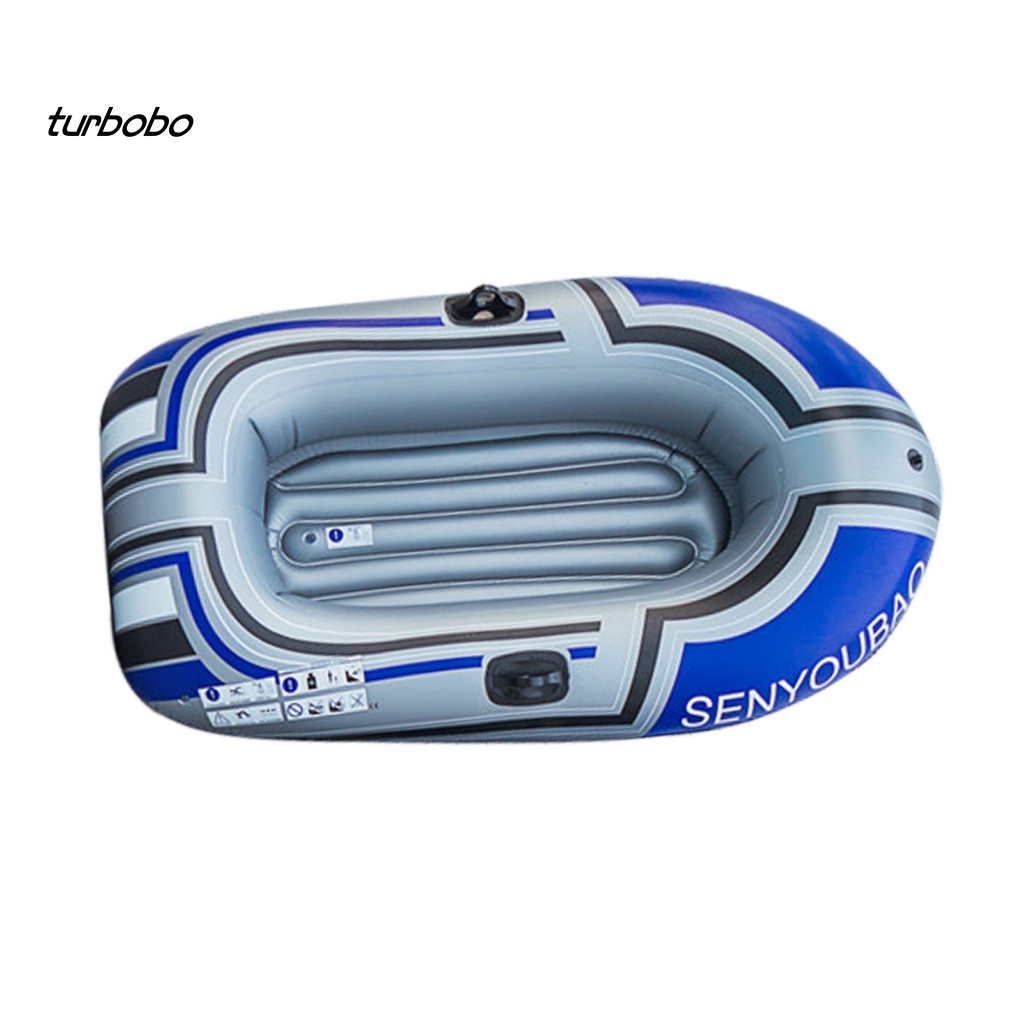 Turbobobo Thuyền Bơm Hơi Chịu Lực Tốt Chống Mài Mòn Có Hai Mái Chèo Đồ Chơi 1 Người Sử Dụng Khi Đi Bơi
