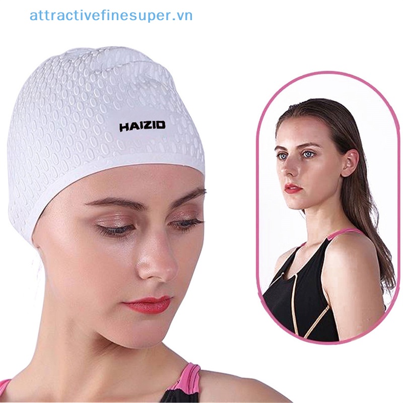 Afs Mũ Bơi Silicon Chống Thấm Nước Bảo Vệ Tai Cho Người Lớn
